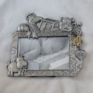 Baby Picture Frame with Animal Accents